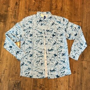 Guy Harvey Marlin Button Down